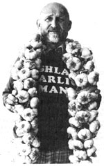 
Ted Maczka grew garlic in Canada.
